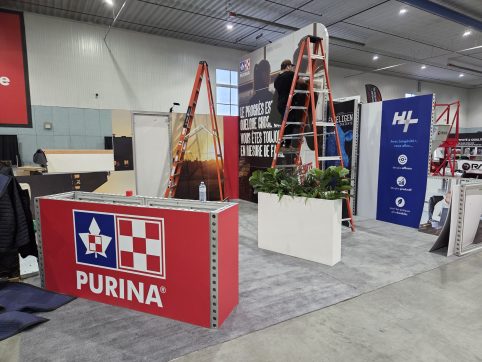 montage stand sur mesure exposition